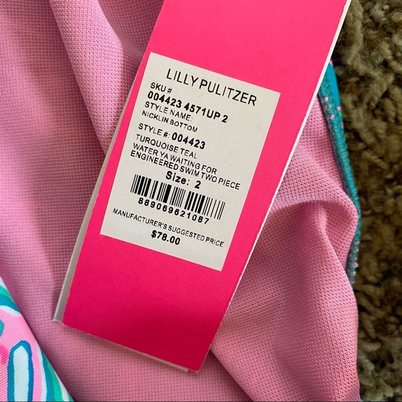 NWT Lilly Pulitzer Swimsuit Bottoms - Picture 5 of 8